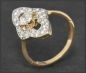 Preview: Antiker Diamant Ring mit 1,85ct Brillanten, 585 Gold